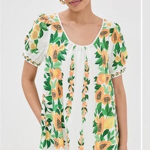 FARM Rio Papaya Salad Mini Dress XS